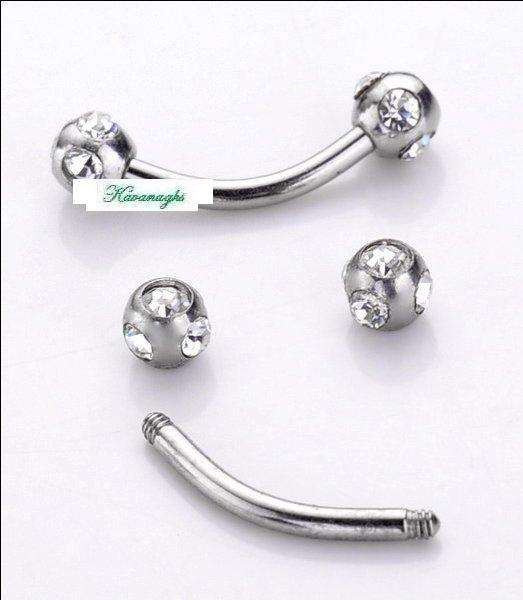 From the Kavanaghs Collection - Crystal Eyebrow Ring