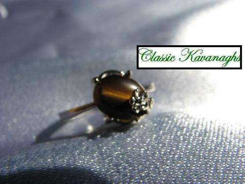 From the Kavanaghs Collection - Tiger Eye Gold Plated Ring