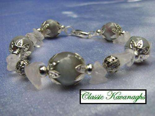 Kavanaghs Collection - Stunning Tourmaline and Rose Quartz Bracelet