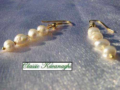 From the Kavanaghs collection - Genuine Fresh Water Pearl Earrings