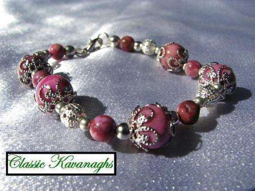 Kavanaghs Collection - Stunning Lace Agate Bracelet