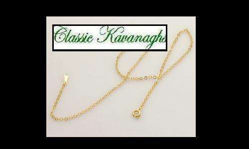 From the Kavanaghs Collection - EXQUSITE 18K Gold Plated Rolo Chain