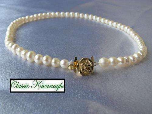From the Kavanaghs Collection - 6 to 7mm White Freshwater Pearl Necklace