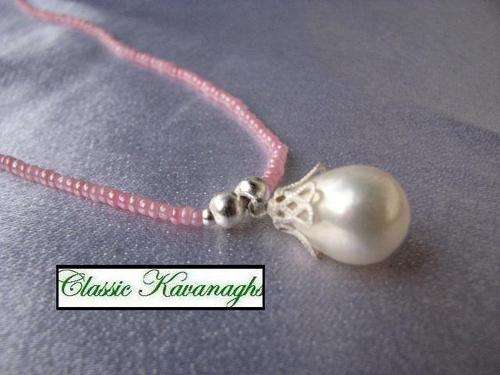 Kavanaghs - Shell Pearl and Seed Bead Necklace