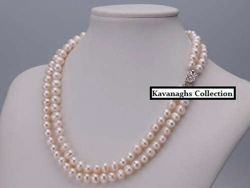 The Kavanaghs Collection - Exquisite AAA Double Strand Pearl Necklace