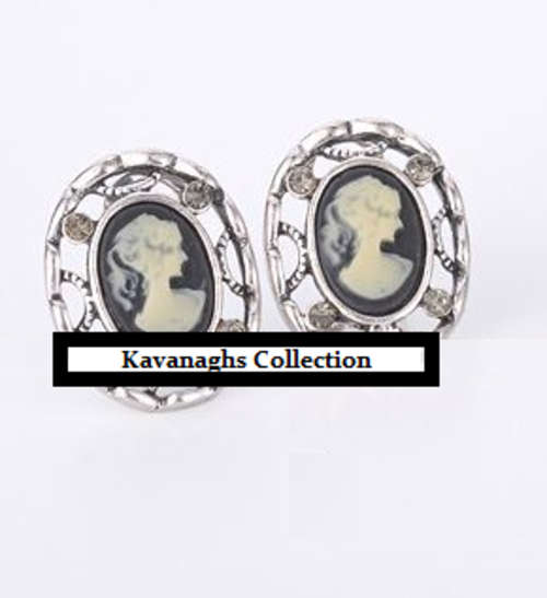 The Kavanaghs Collection - Vintage Style Cameo Earrings