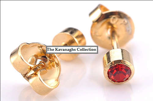 The Kavanaghs Collection - Simulated Ruby Earrings
