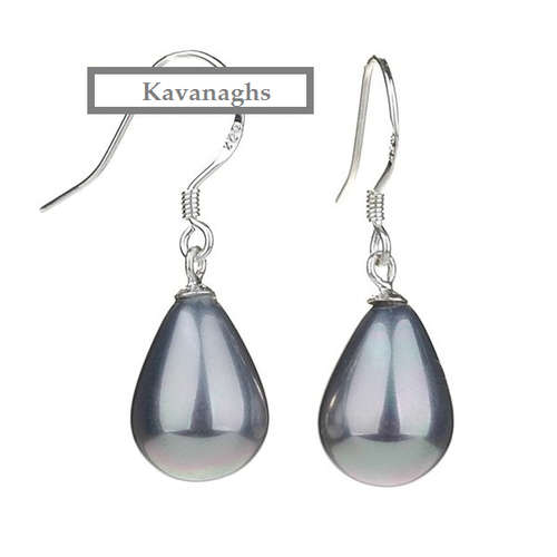 The Kavanaghs Collection - Tear Drop Tahitian Shell Pearl Earrings
