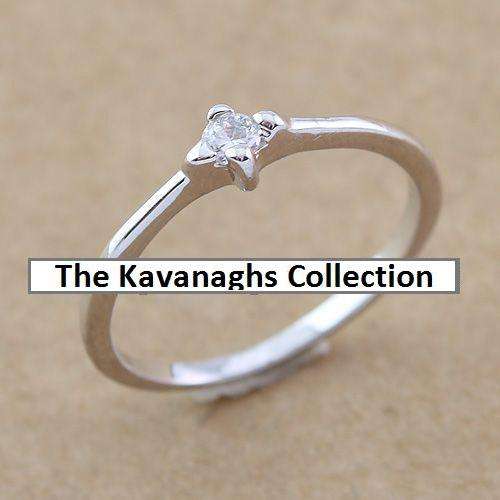 The Kavanaghs Collection - Dainty Sparkling Simulated Diamond (CZ) Ring
