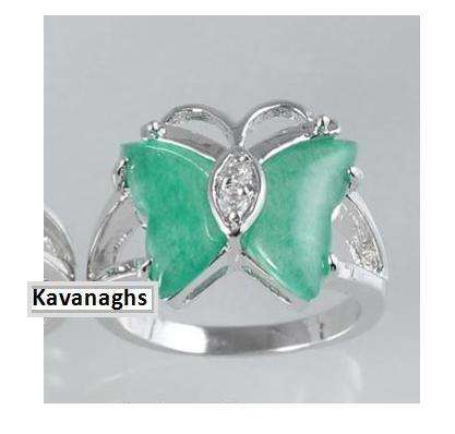 The Kavanaghs Collection - Green Malaysian Jade Ring