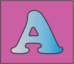 5cm Acrylic Mirror Alphabet Letter Capital A