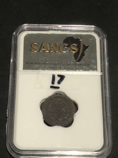 1938 Union of South Africa 1/4 Penny Graded XF 40 Coin