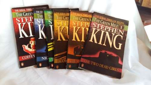 A collectable set of x6 Stephen King Penquin books - see pics