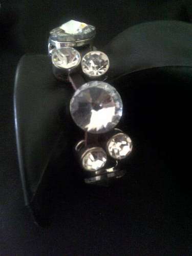 "LATE ENTRY" STUNNING - LARGE RHINESTONE BRACELET!