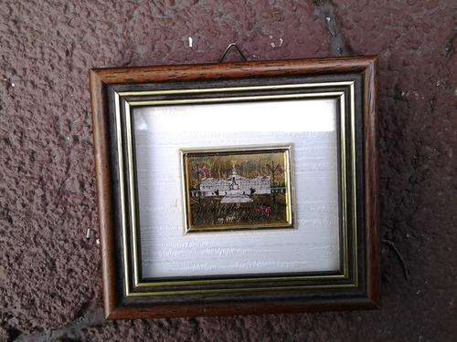 Buckingham  Palace on 23Kt Gold Leaf......Largely stamped! A Rare find!