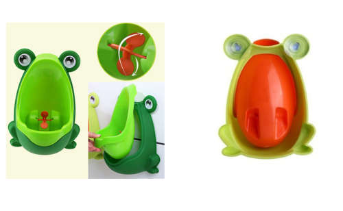 Green Froggy Boys Urinal