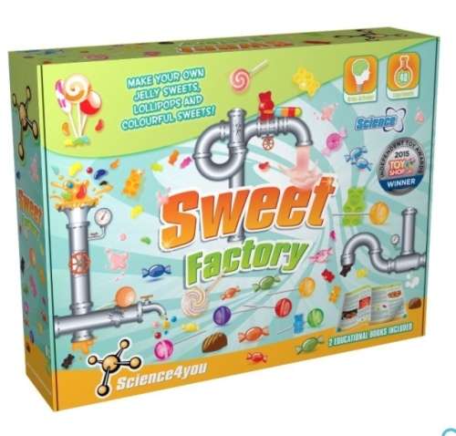 Sweet Factory "Jelly sweets, Lolly pops & Colourful sweets" 2 educational books included