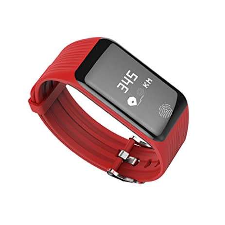 K1 Heart Rate Monitor & Fitness Tracker Red Strap