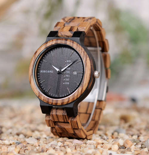 Bobo Bird Wooden Watch "In Box"