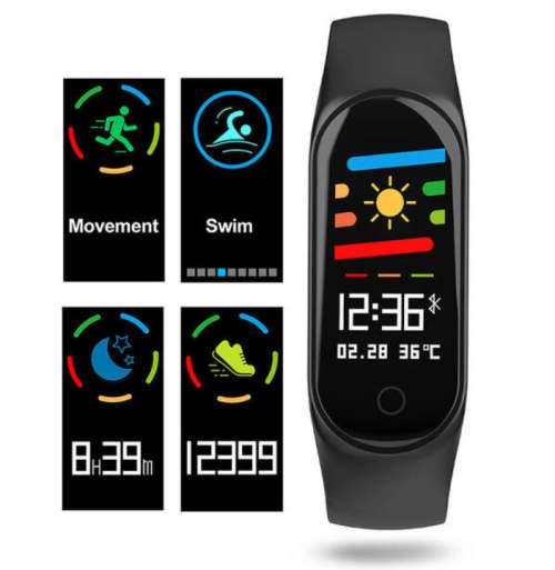 Colmi M3S Heart Rate & Fitness Tracker Black