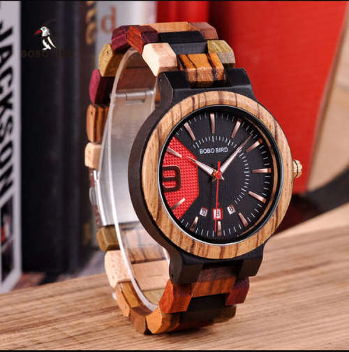 Bobo Bird Wooden Watch "In Box"