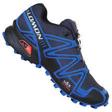 New Salomon Speedcross 3 Blue Size 10.5 UK