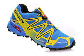 Salomon Speedcross 3 Blue & Yellow Size 9.5 Uk