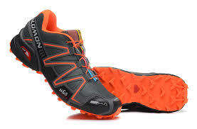 Salomon speedcross 3 Grey & Orange Size 11 Uk