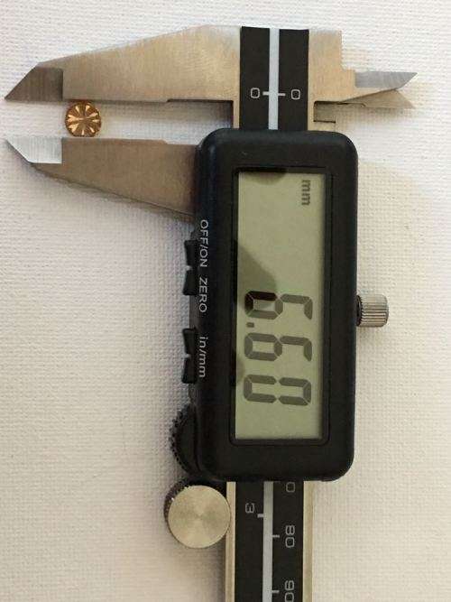 Rare deep orange moissanite