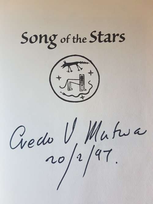 Song of the Stars - By Vusamazulu Credo Mutwa - Signed Copy