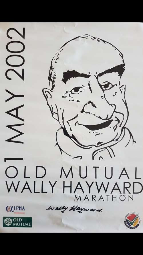 Old Mutual Wally Hayward Marathon 2002 - Signed Wally Hayward