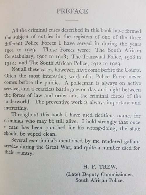 African Man Hunts - By Lt.-Col. H.F. Trew