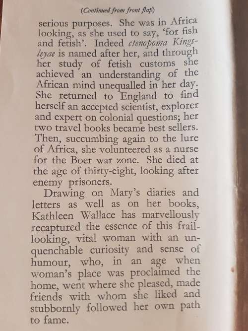 This Is Your Home - A Portrait Of Mary Kingsley - By Kathleen Wallace