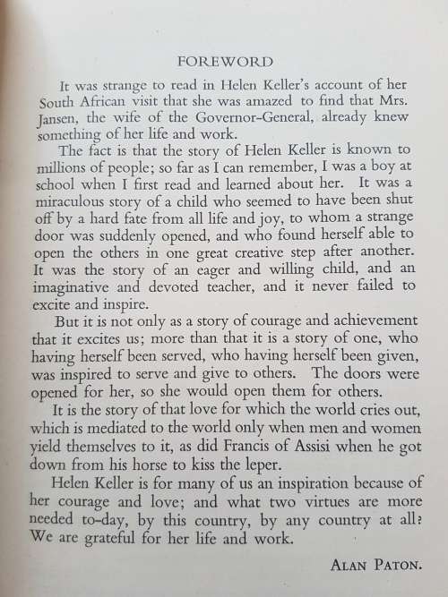 Helen Keller Under the Southern Cross - Arthur William Blaxall