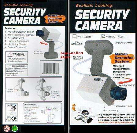 Realistic looking security Camera