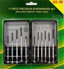 11 PC PRECISION SCREWDRIVER SET