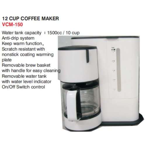 VEGAS COFFEE MAKER 12 CUP