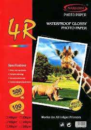 WATERPROOF GLOSSY PHOTO PAPER ** 100 SHEETS