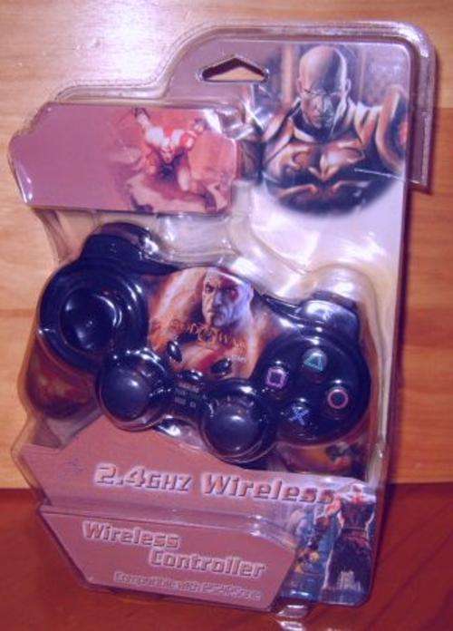 PS2 WIRELESS CONTROLLER GOD OF WAR