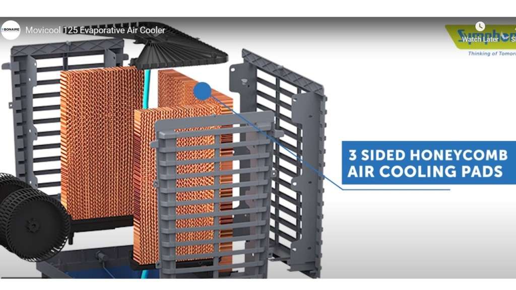 movicool By Bonaire 125L evaporative cooler
