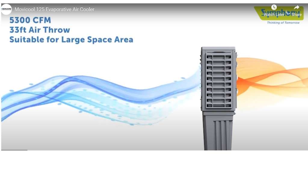 movicool By Bonaire 125L evaporative cooler
