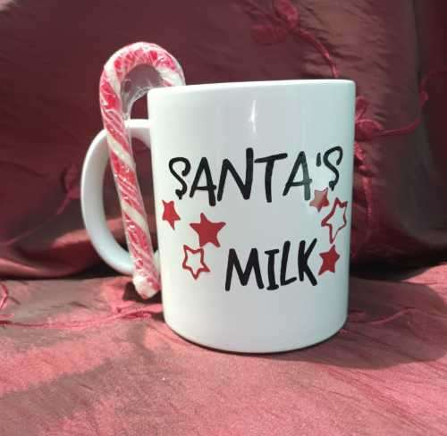 Santa`s cookies and milk tray