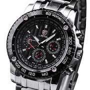 SHARK 6 Stainless Full Steel Black Silver