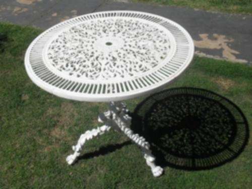 VINTAGE CAST GARDEN TABLE