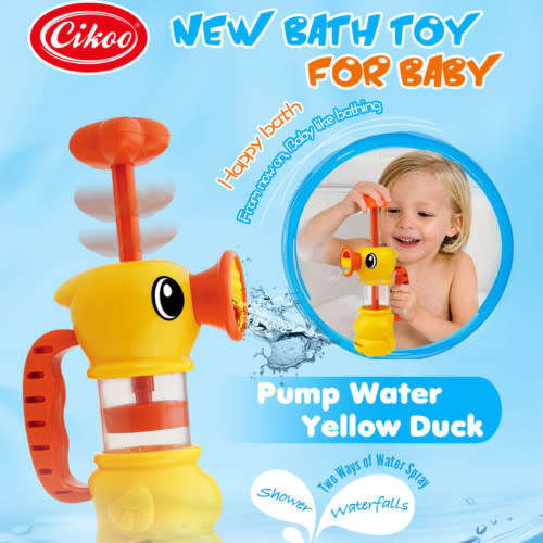 Bath toy pump