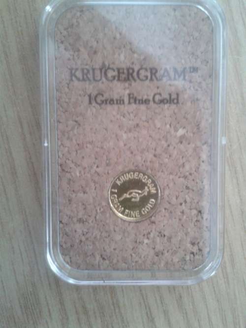 Krugergram 1gr  999.9 gold