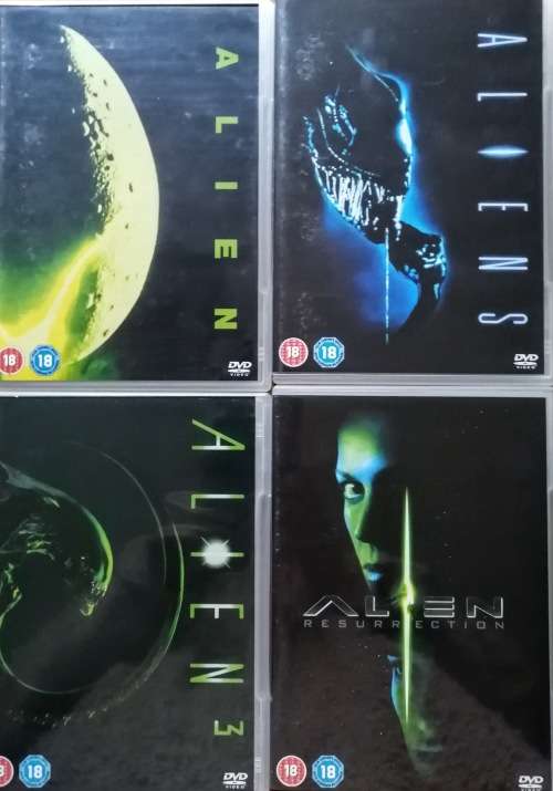 BOXED SET: ALIEN QUADRILOGY Sigourney Weaver All 4 Movies DVDs