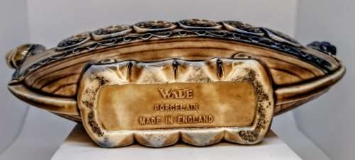 VINTAGE WADE CERAMIC VIKING DRAGON SHIP PLANTER