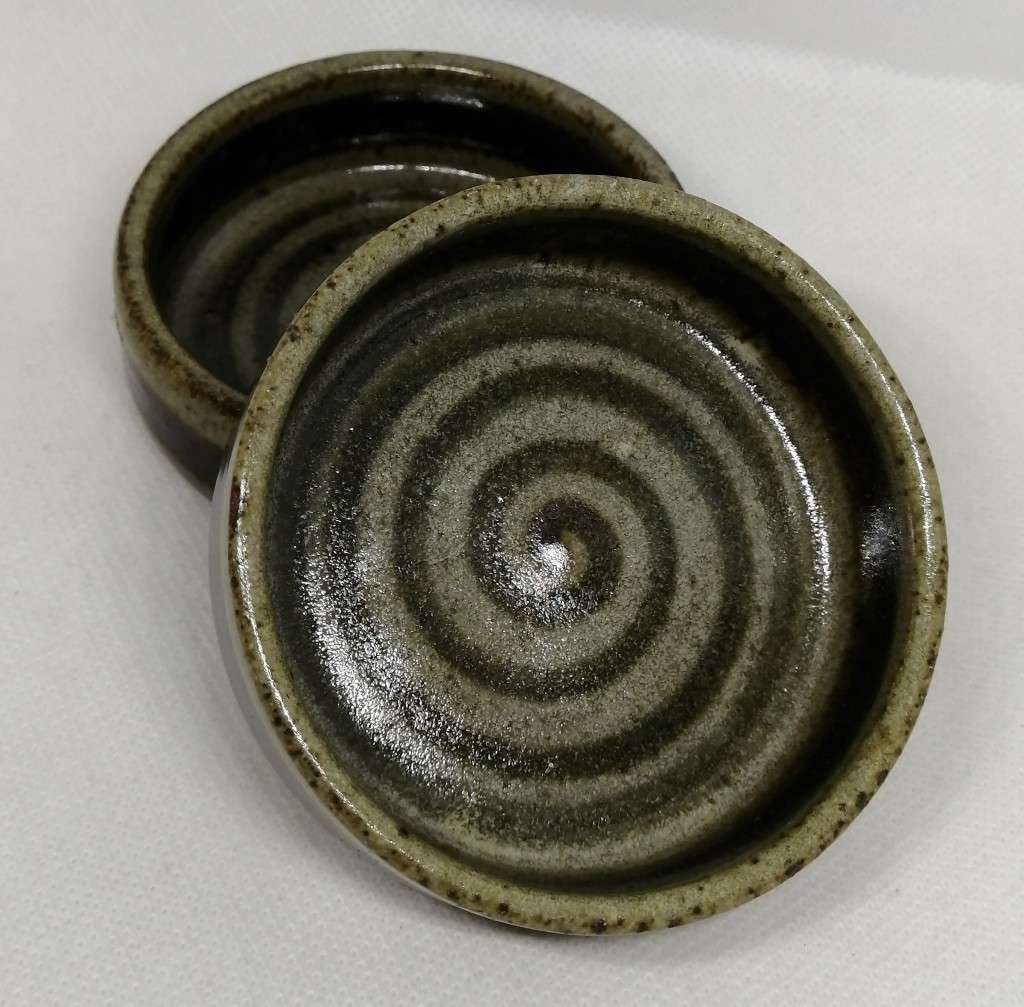 SET of 4 CERAMIC INDIVIDUAL SERVING SALT DISHES BUTTER CONDIMENTS JAM