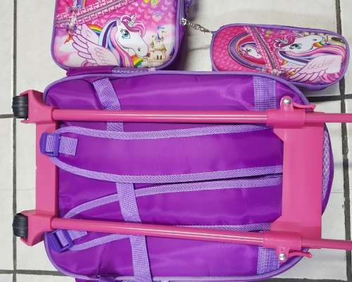 3 pieces UNICORN trolley backpack